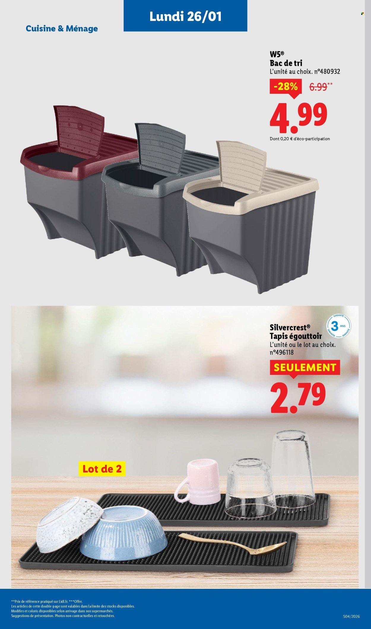 Catalogue LIDL - Les promos de la semaine (2026-01-22 - 2026-01-28)