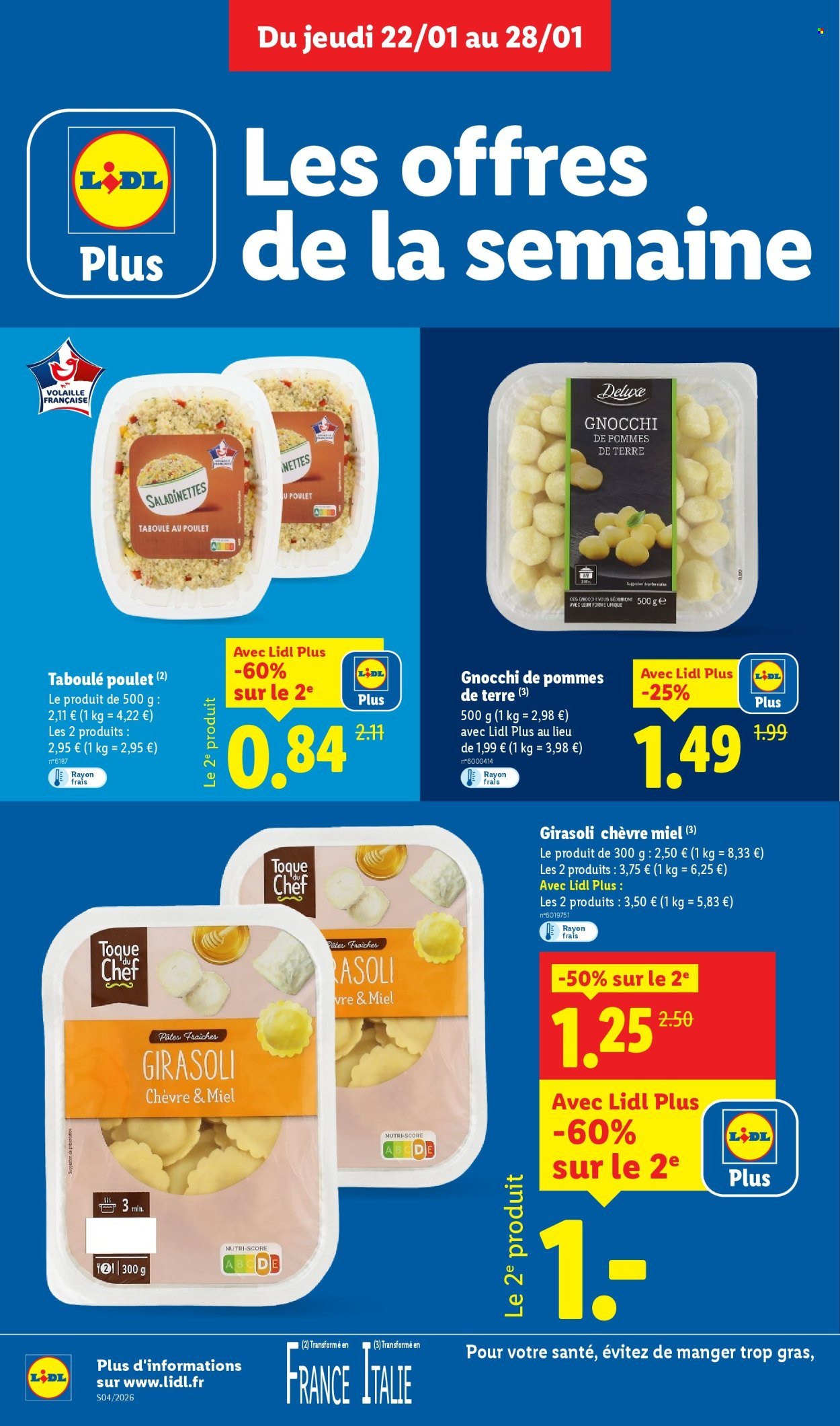 Catalogue LIDL - Les promos de la semaine (2026-01-22 - 2026-01-28)