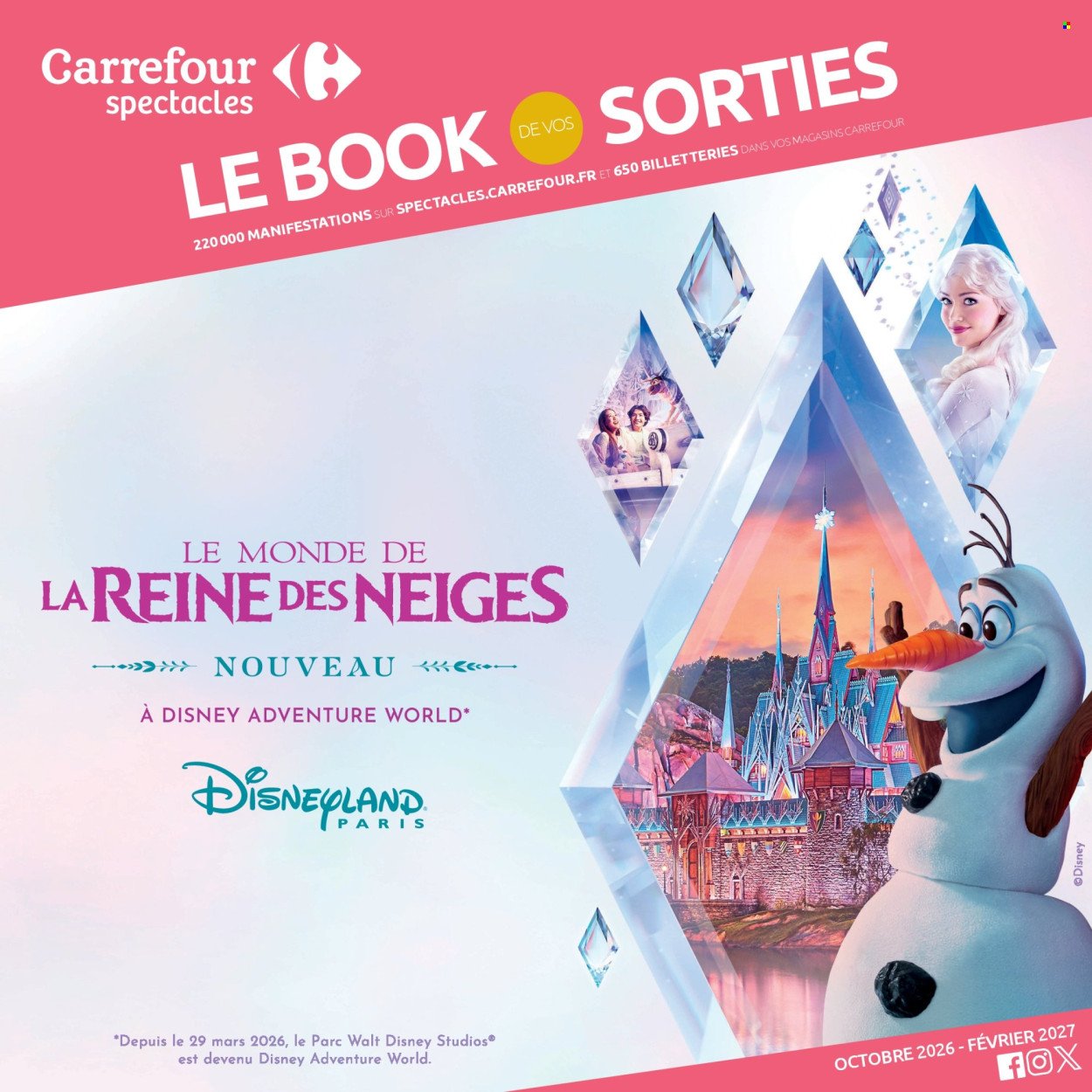 Catalogue CARREFOUR - LE BOOK DES SORTIES AUTOMNE