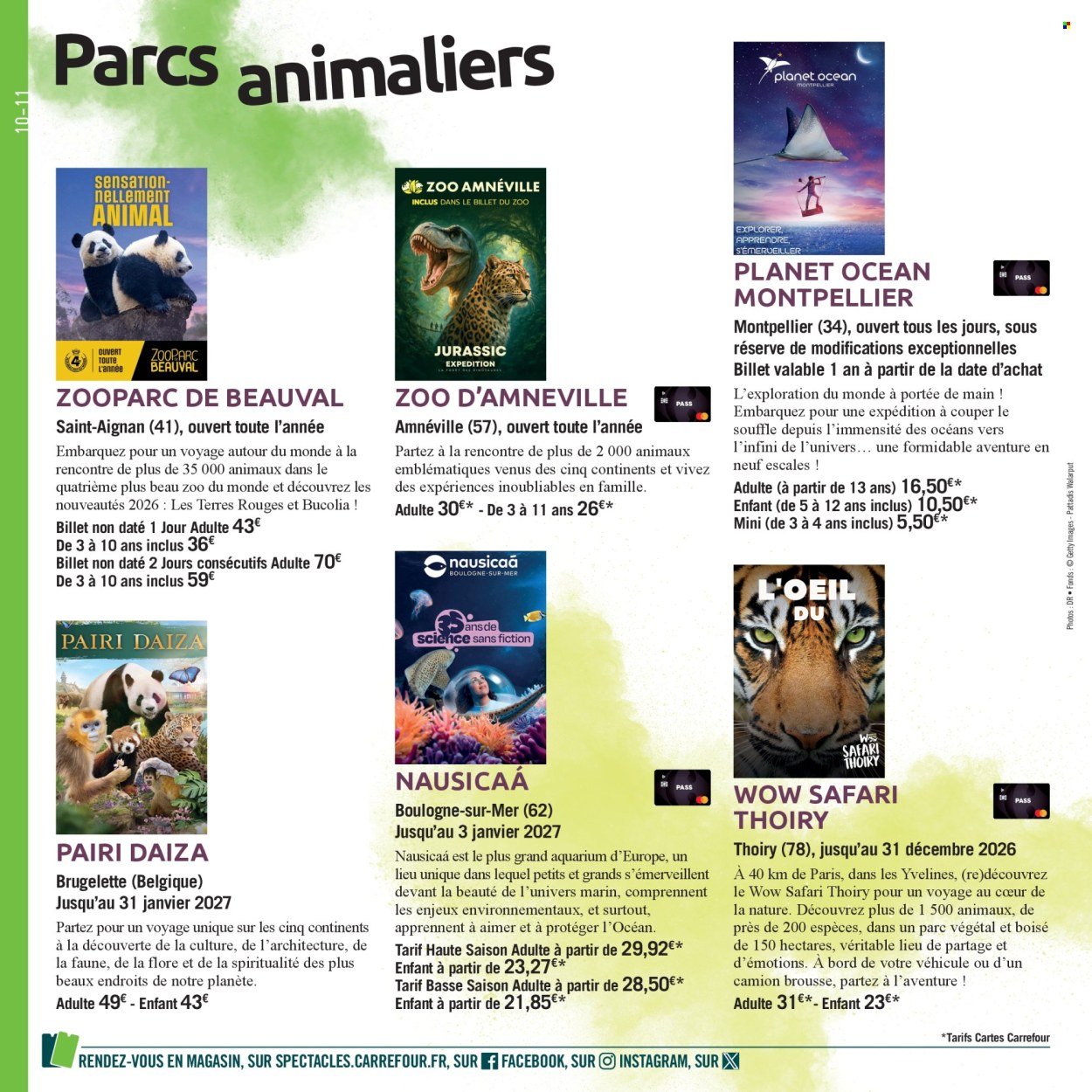 Catalogue CARREFOUR - LE BOOK DES SORTIES AUTOMNE