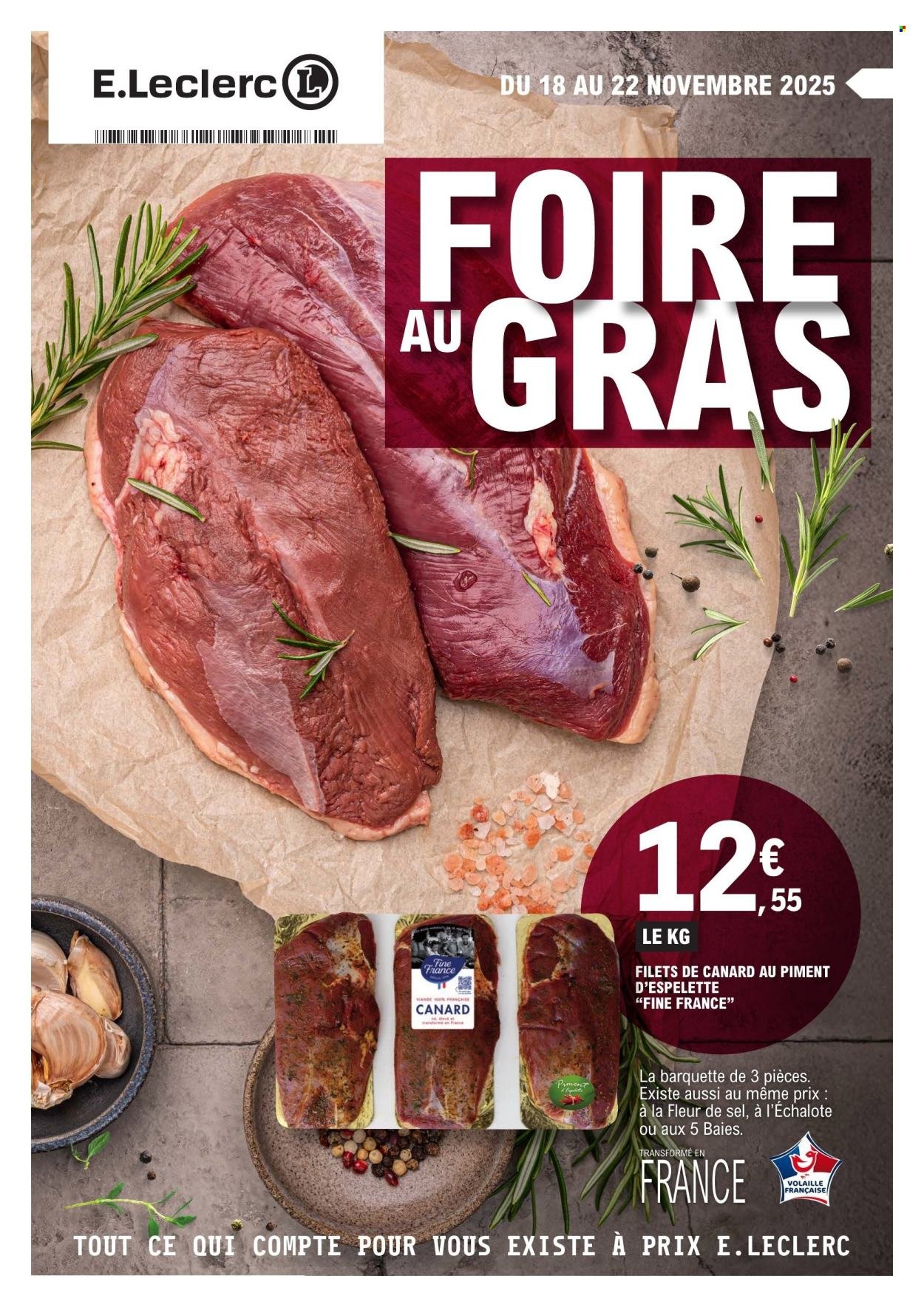 Catalogue E.LECLERC - Foire au gras