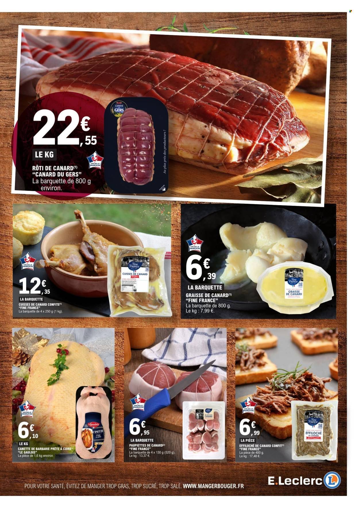 Catalogue E.LECLERC - Foire au gras