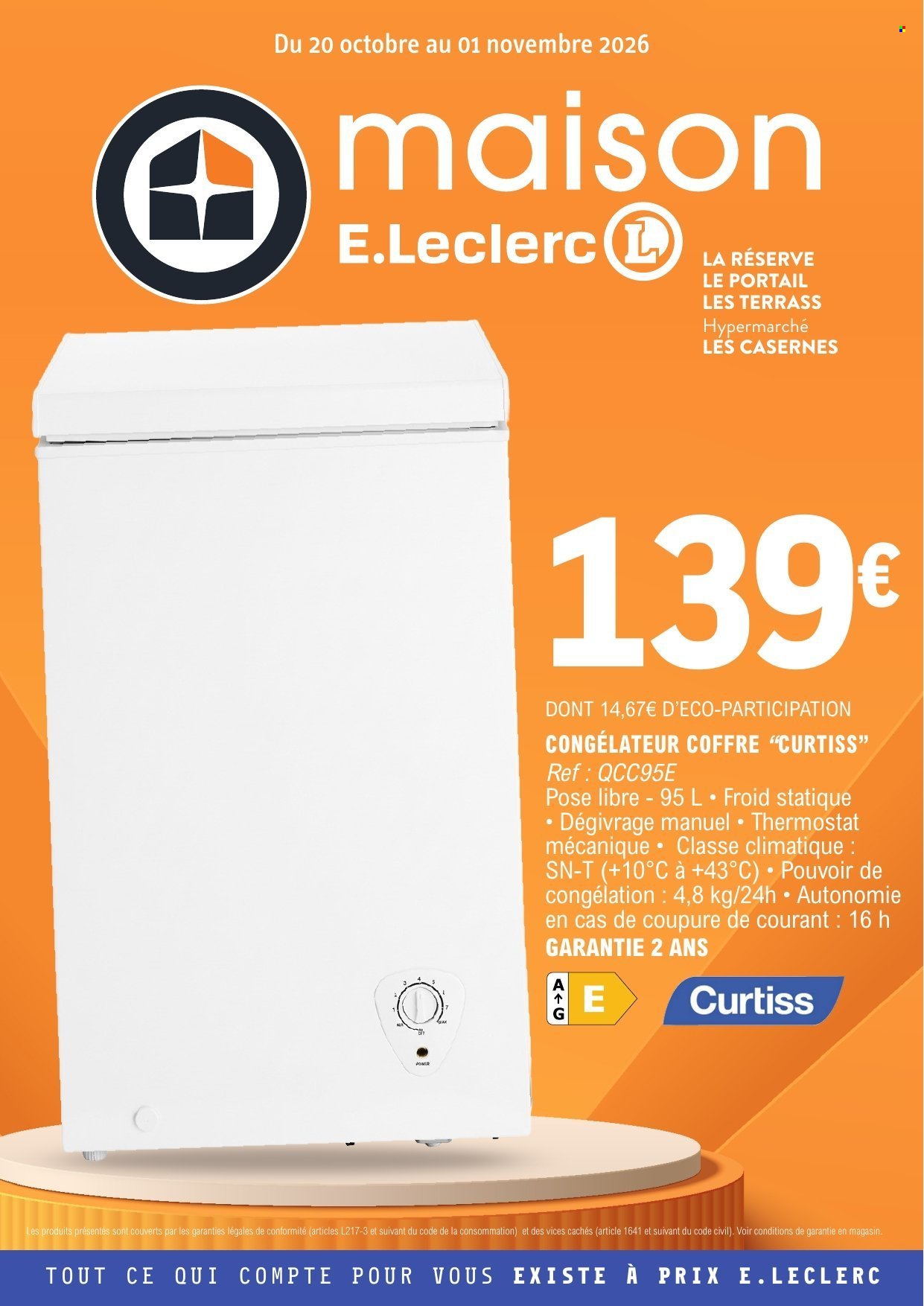 Catalogue E.LECLERC - Du mardi 20 octobre 2026