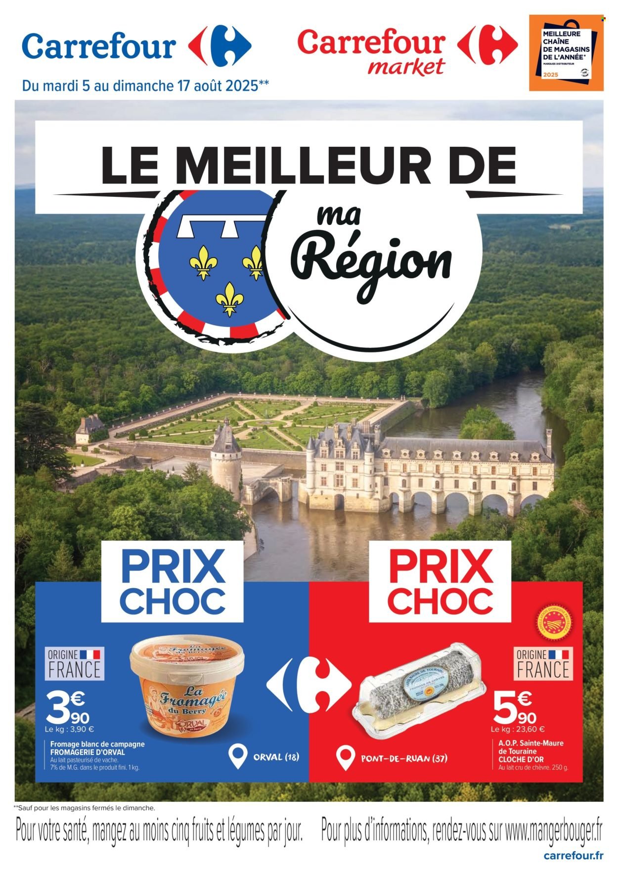 Catalogue CARREFOUR - LE MEILLEUR DE MA RÉGION - CENTRE ET VAL DE LOIRE (2025-08-05 - 2025-08-17)