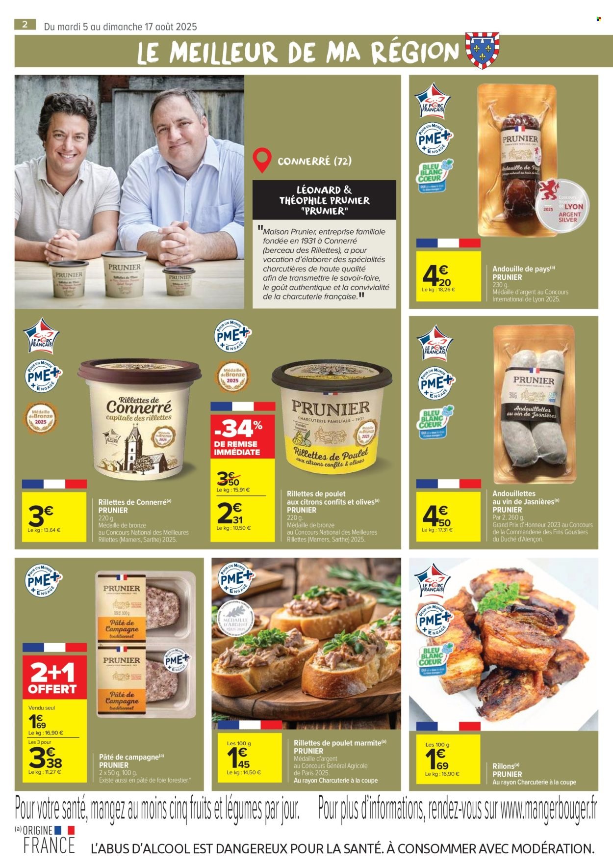 Catalogue CARREFOUR - LE MEILLEUR DE MA RÉGION - CENTRE ET VAL DE LOIRE (2025-08-05 - 2025-08-17)