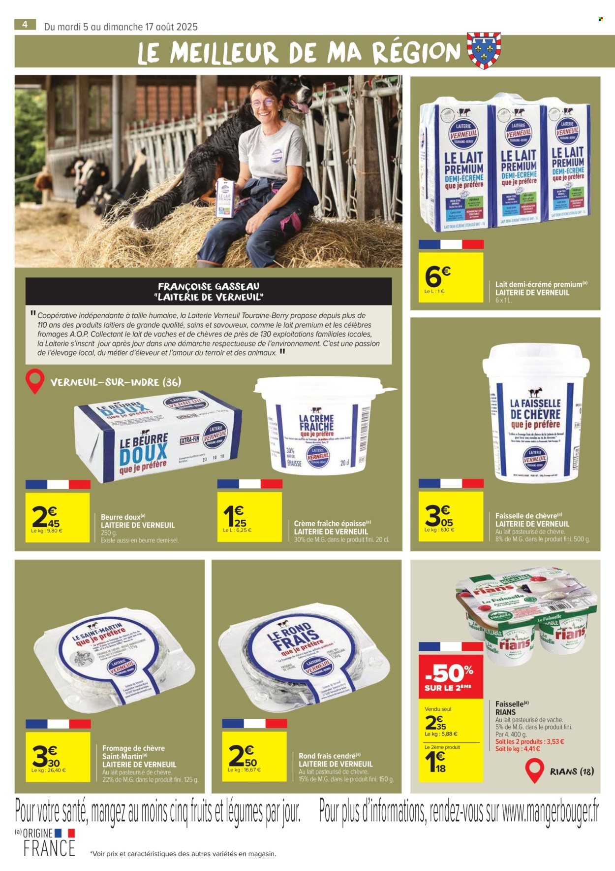 Catalogue CARREFOUR - LE MEILLEUR DE MA RÉGION - CENTRE ET VAL DE LOIRE (2025-08-05 - 2025-08-17)