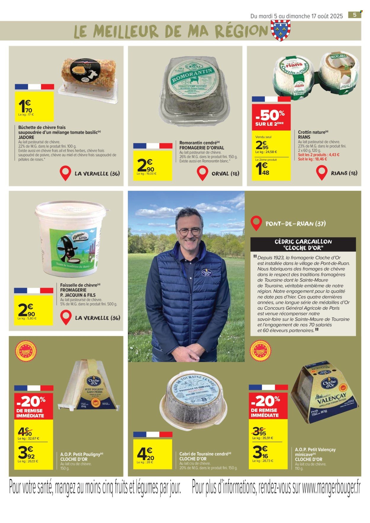 Catalogue CARREFOUR - LE MEILLEUR DE MA RÉGION - CENTRE ET VAL DE LOIRE (2025-08-05 - 2025-08-17)