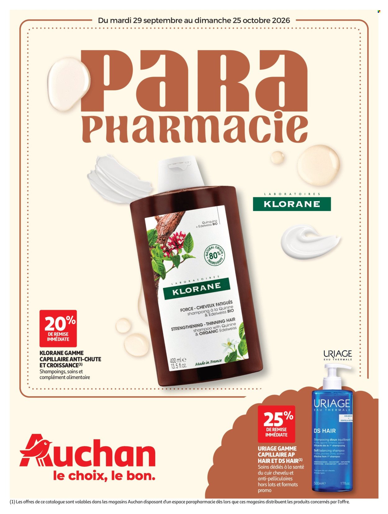 Catalogue AUCHAN - Parapharmacie, beauté