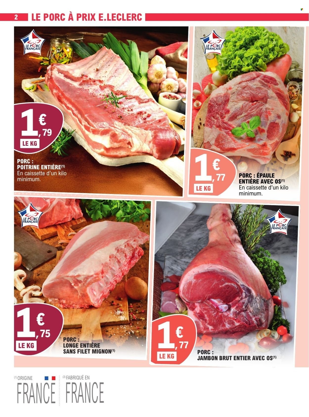 Catalogue E.LECLERC - FOIRE AU PORC