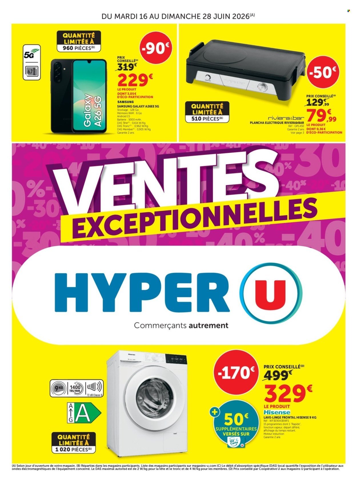 Catalogue HYPER U - Ventes exceptionnelles !
