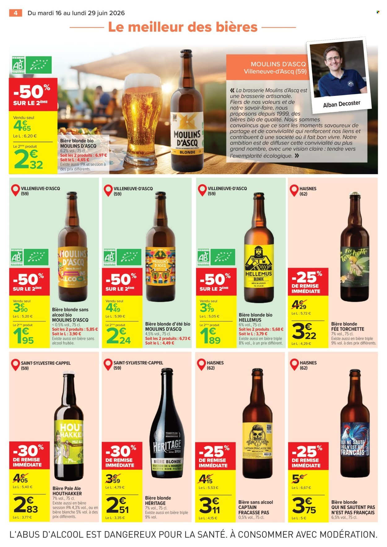 Catalogue CARREFOUR - LE MEILLEUR DES BIERES DU NORD ET DE LA BELGIQUE