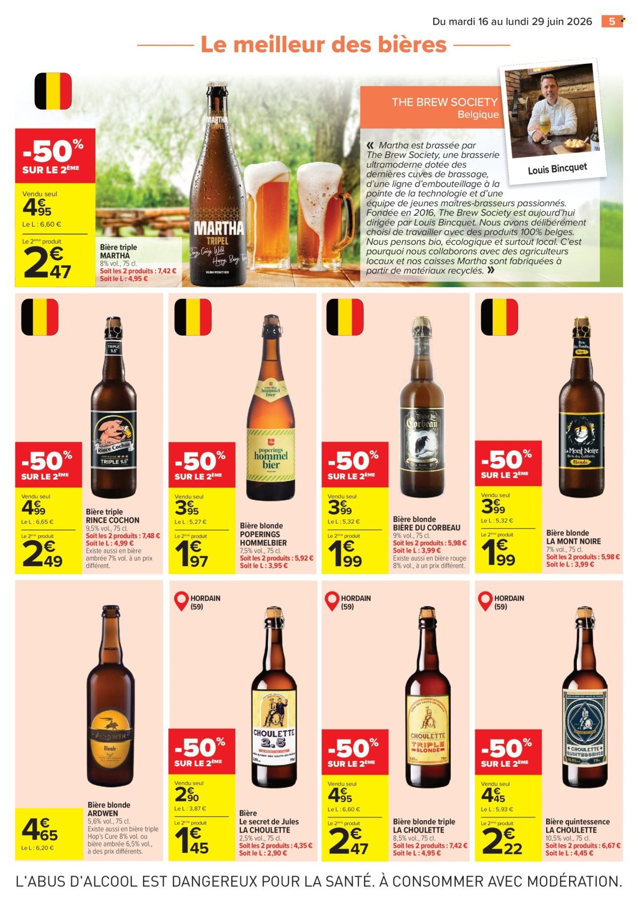 Catalogue CARREFOUR - LE MEILLEUR DES BIERES DU NORD ET DE LA BELGIQUE