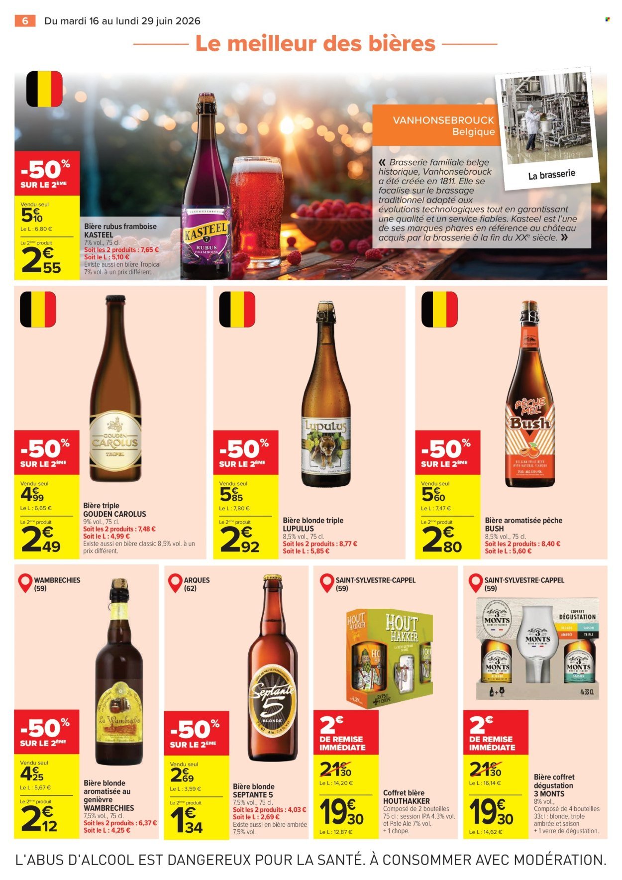 Catalogue CARREFOUR - LE MEILLEUR DES BIERES DU NORD ET DE LA BELGIQUE