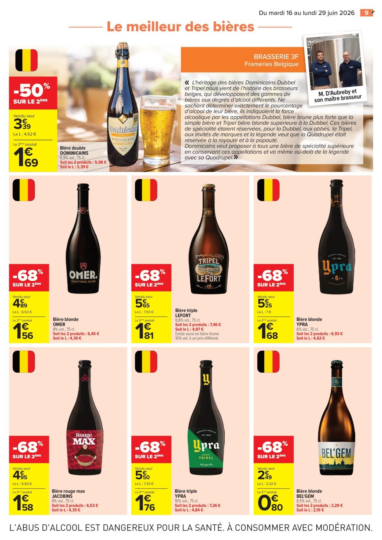 Catalogue CARREFOUR - LE MEILLEUR DES BIERES DU NORD ET DE LA BELGIQUE