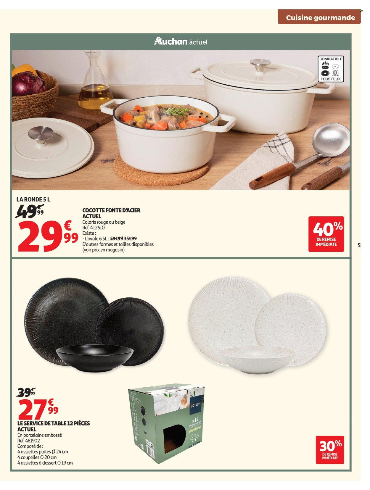 Catalogue AUCHAN - Cuisine gourmande supers