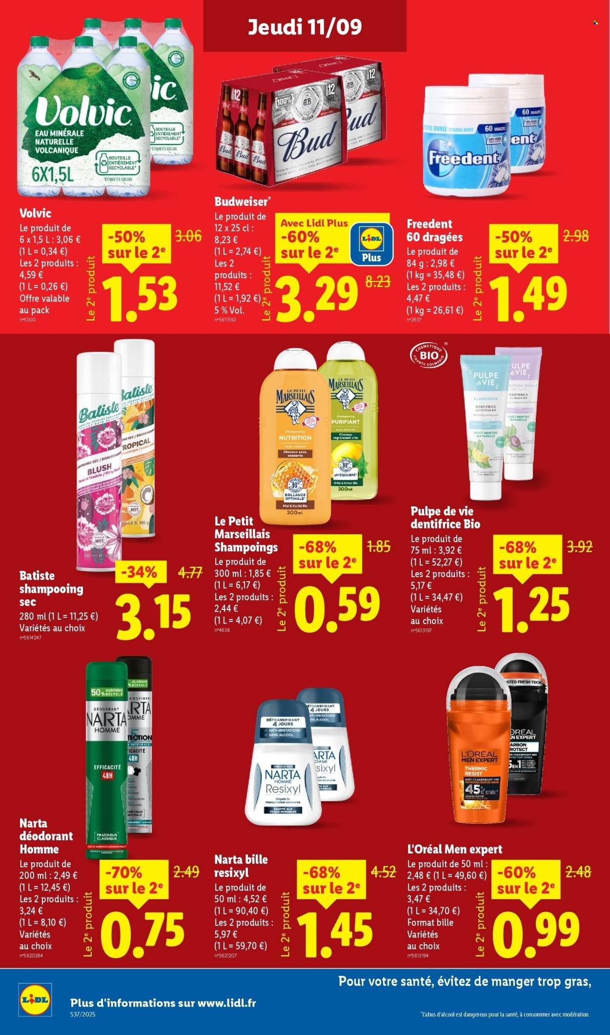 Catalogue LIDL - Les promos de la semaine (2025-09-11 - 2025-09-17)