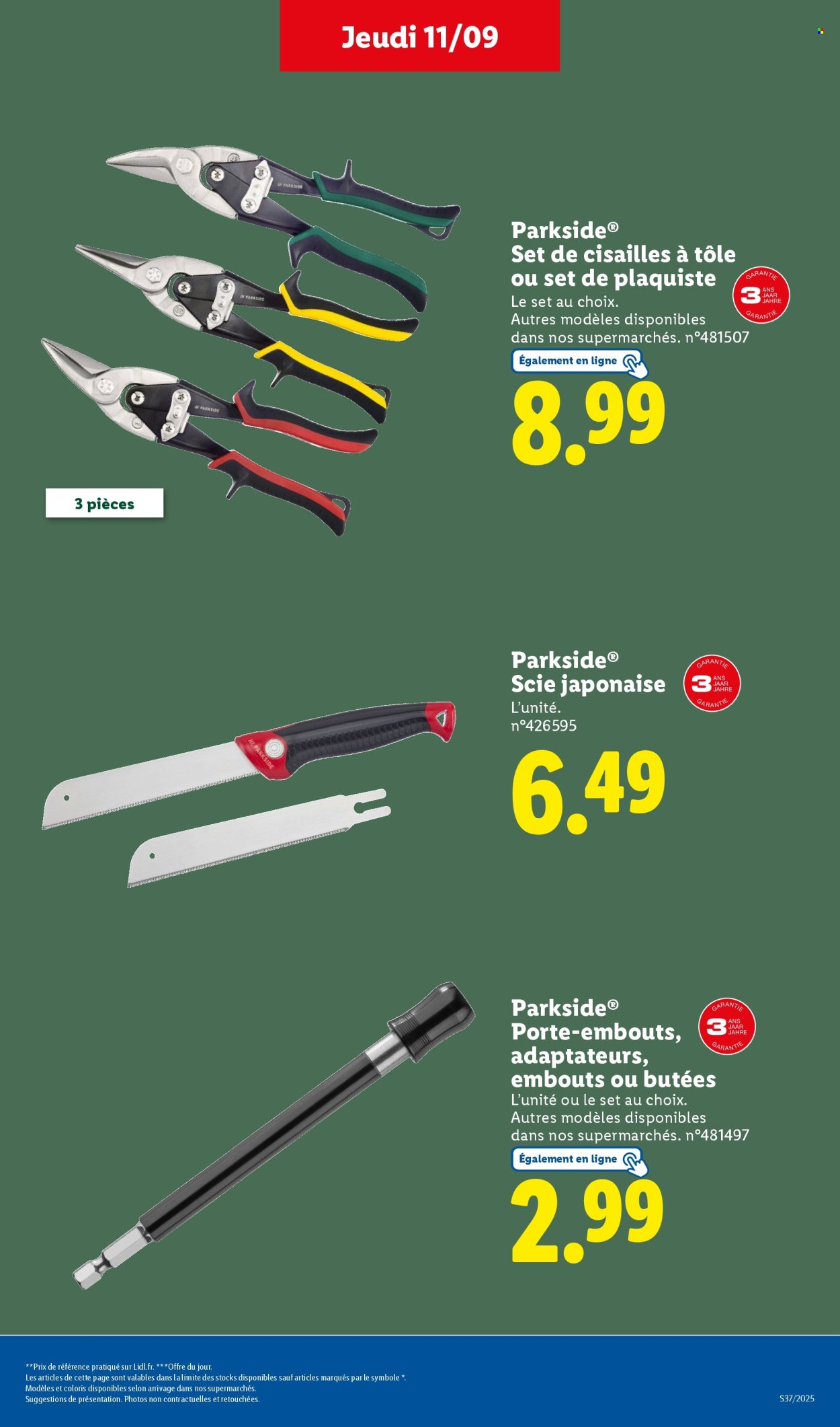 Catalogue LIDL - Les promos de la semaine (2025-09-11 - 2025-09-17)