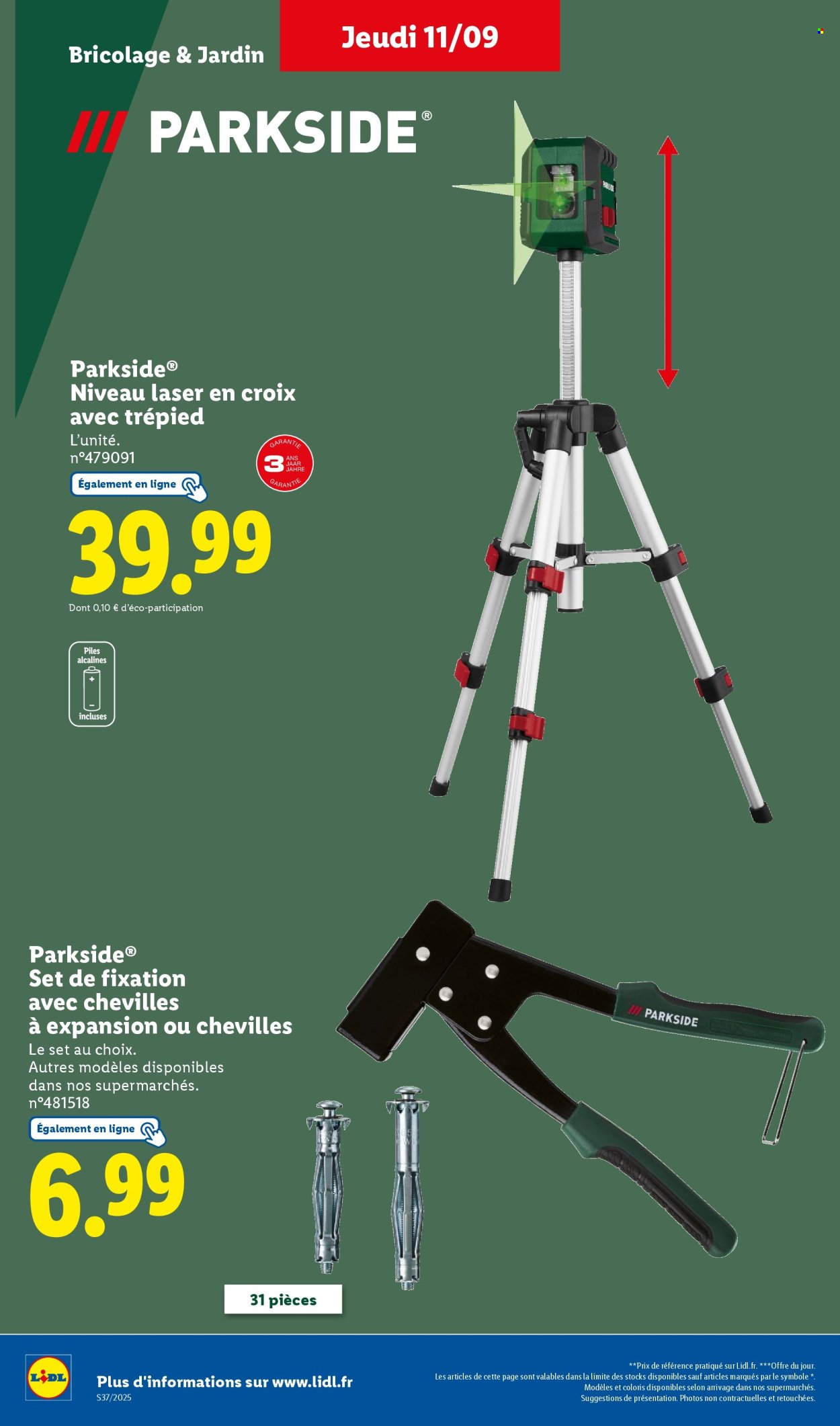Catalogue LIDL - Les promos de la semaine (2025-09-11 - 2025-09-17)