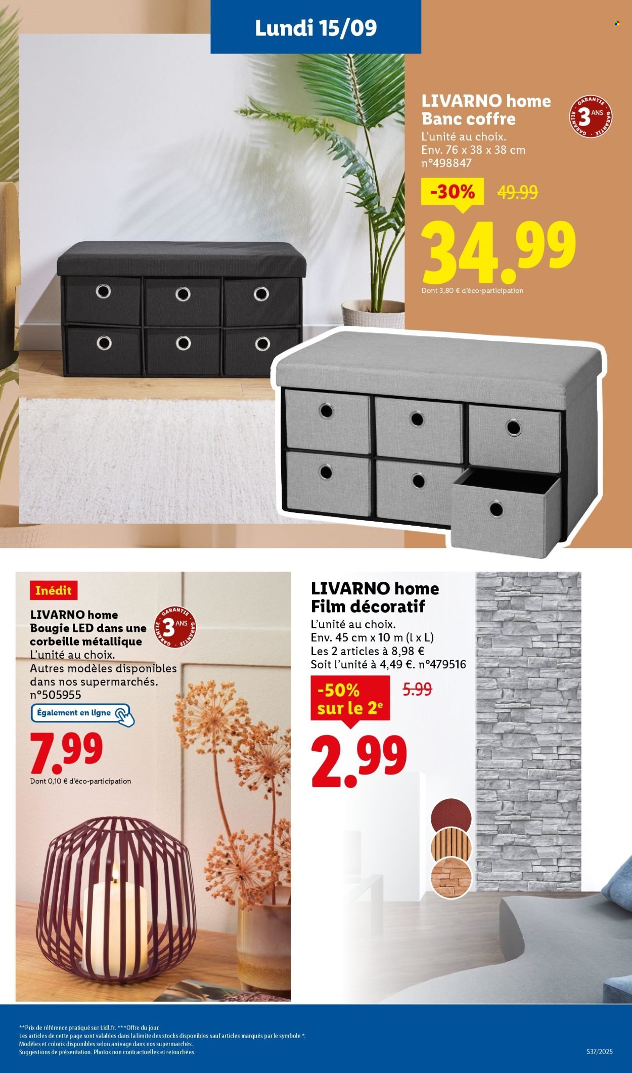 Catalogue LIDL - Les promos de la semaine (2025-09-11 - 2025-09-17)
