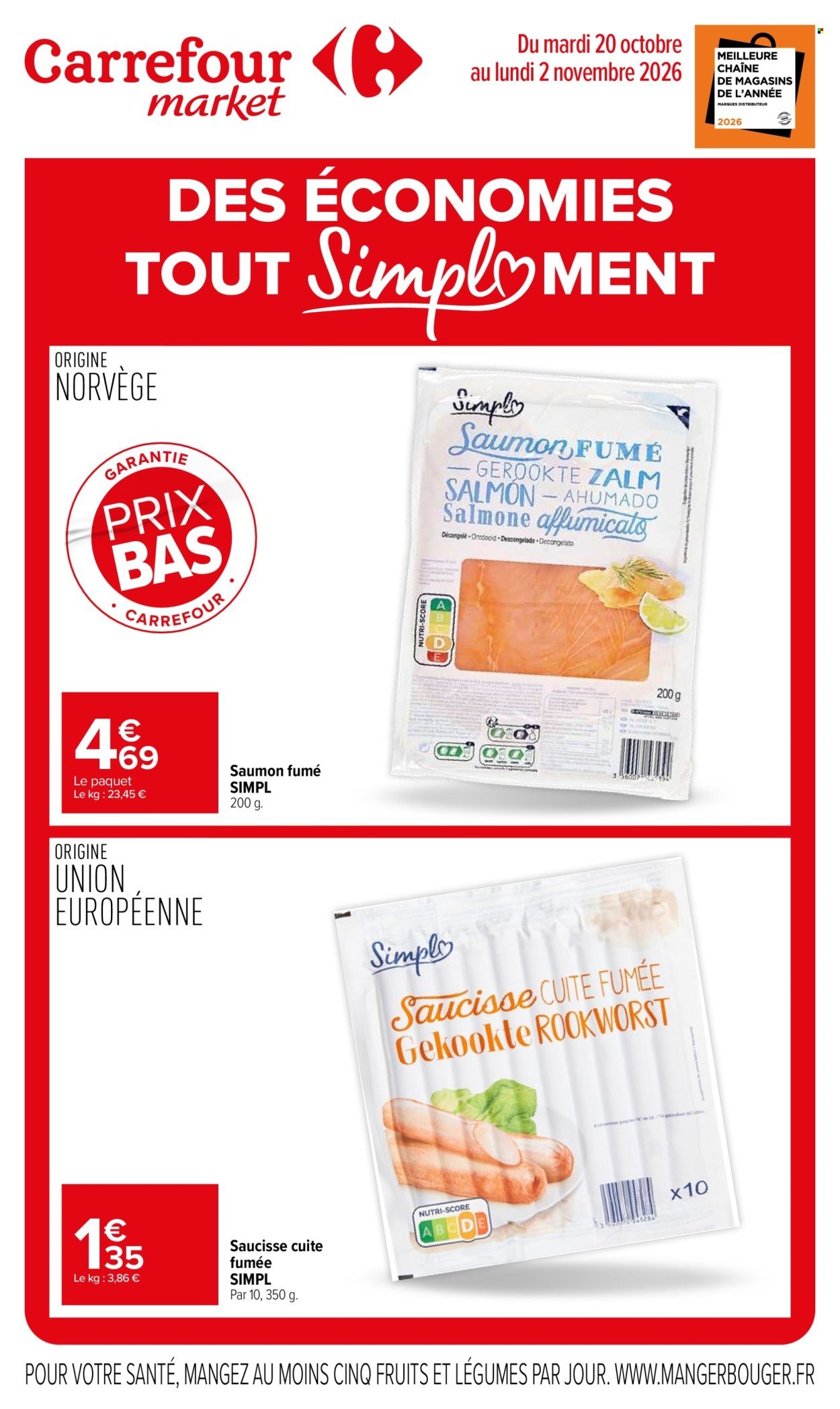 Catalogue CARREFOUR MARKET - DES ECONOMIES TOUT SIMPLEMENT
