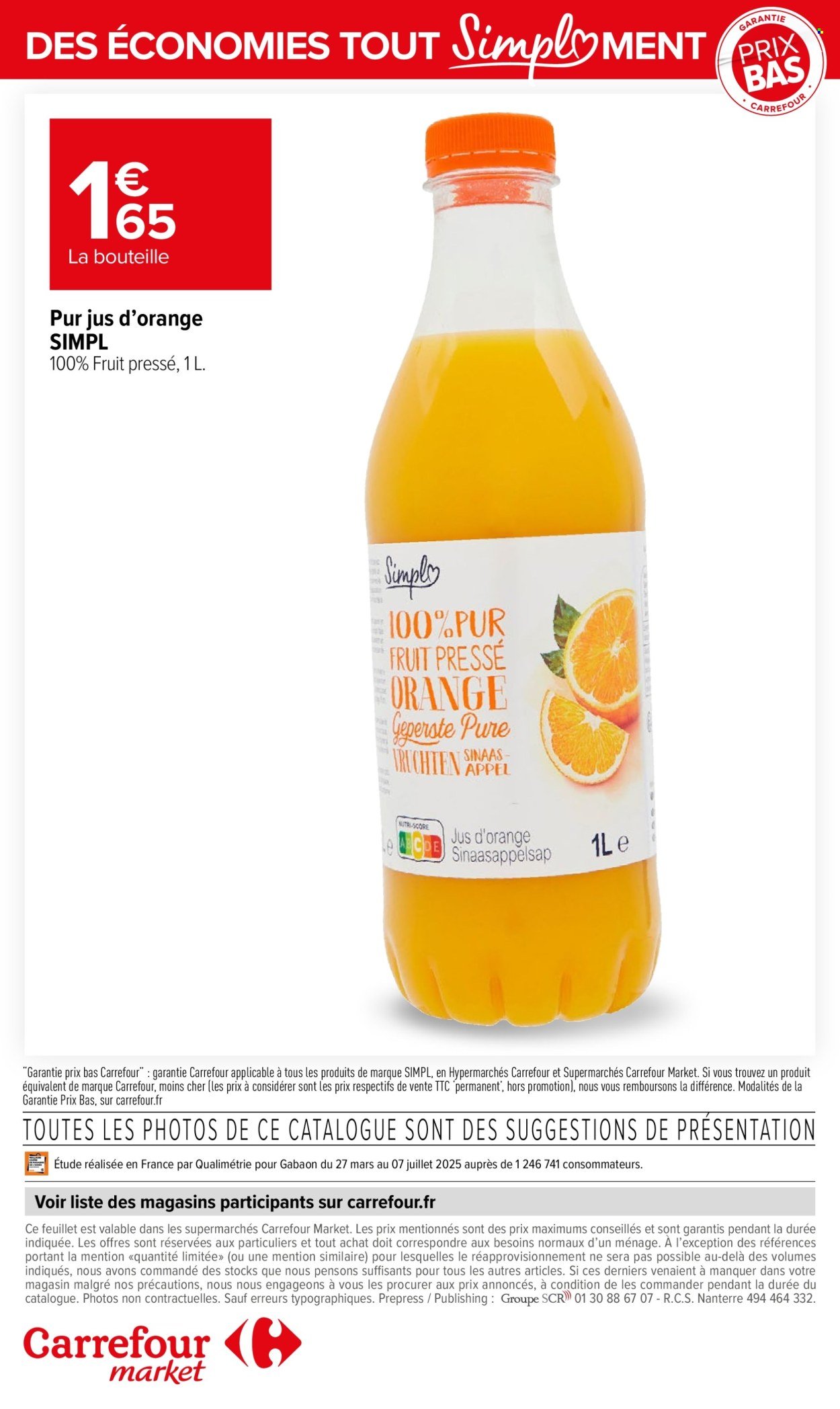 Catalogue CARREFOUR MARKET - DES ECONOMIES TOUT SIMPLEMENT