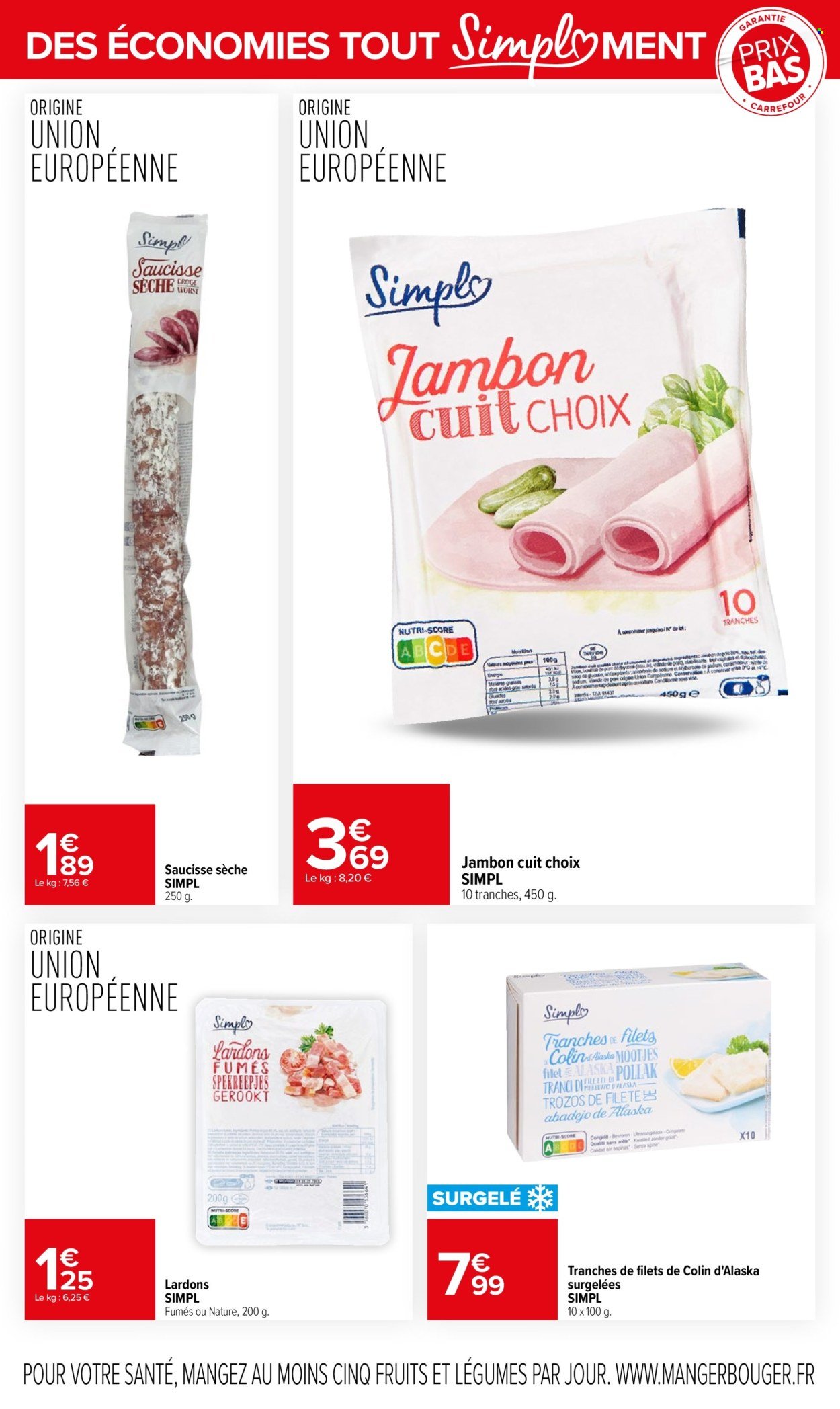 Catalogue CARREFOUR MARKET - DES ECONOMIES TOUT SIMPLEMENT