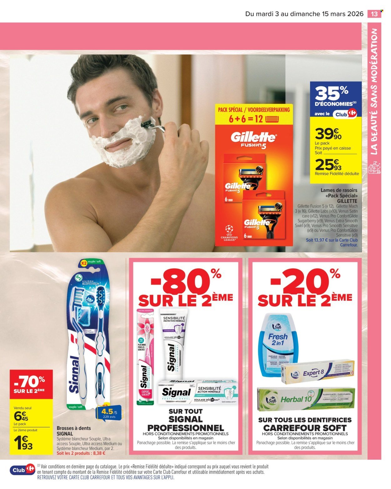 Catalogue CARREFOUR MARKET - LE MOIS VIP BEAUTÉ ET HYGIÈNE (2026-03-03 - 2026-03-15)