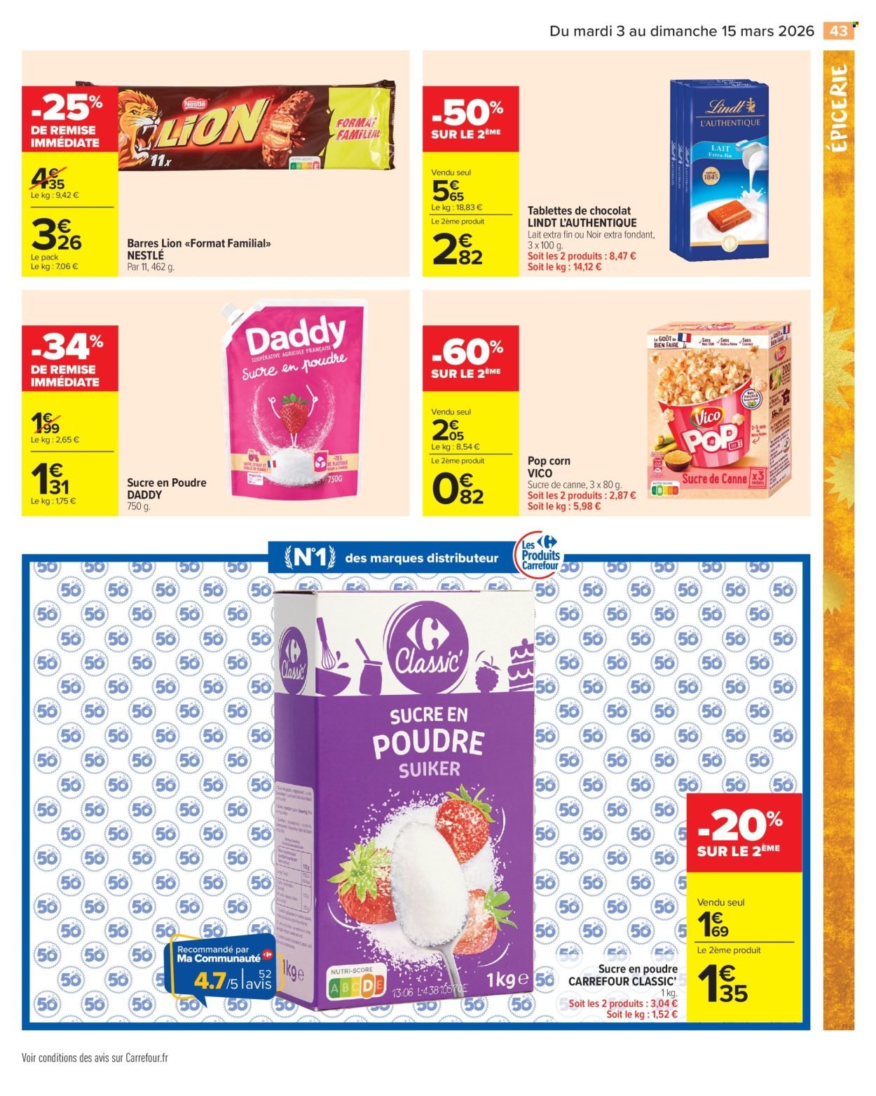 Catalogue CARREFOUR MARKET - LE MOIS VIP BEAUTÉ ET HYGIÈNE (2026-03-03 - 2026-03-15)