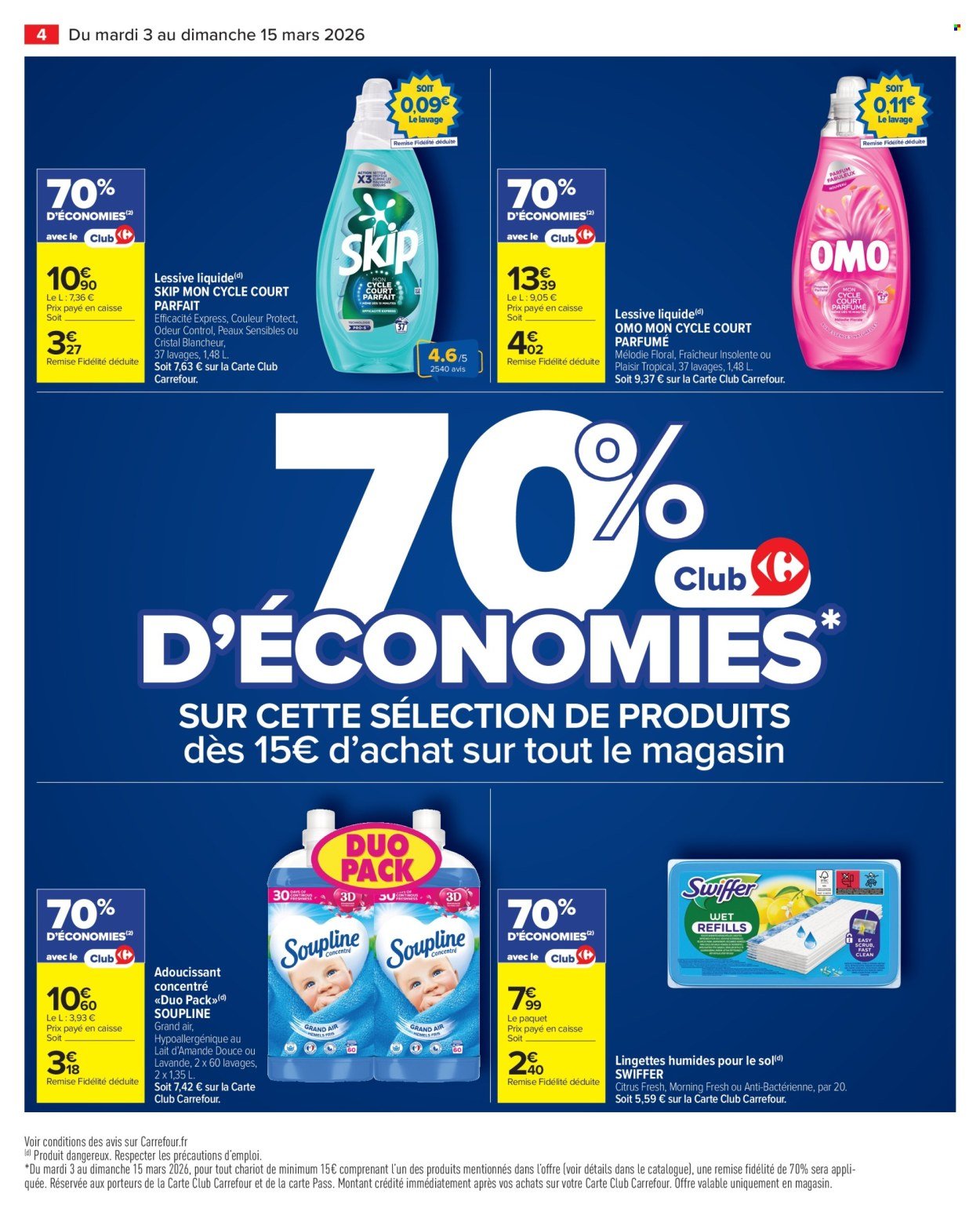 Catalogue CARREFOUR MARKET - LE MOIS VIP BEAUTÉ ET HYGIÈNE (2026-03-03 - 2026-03-15)