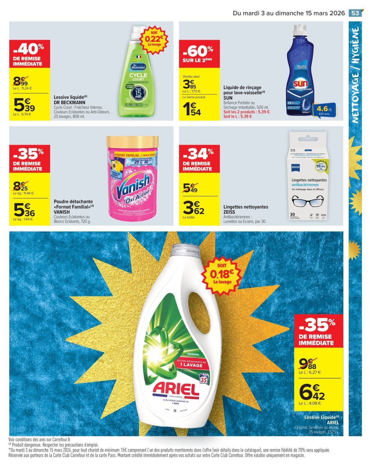 Catalogue CARREFOUR MARKET - LE MOIS VIP BEAUTÉ ET HYGIÈNE (2026-03-03 - 2026-03-15)
