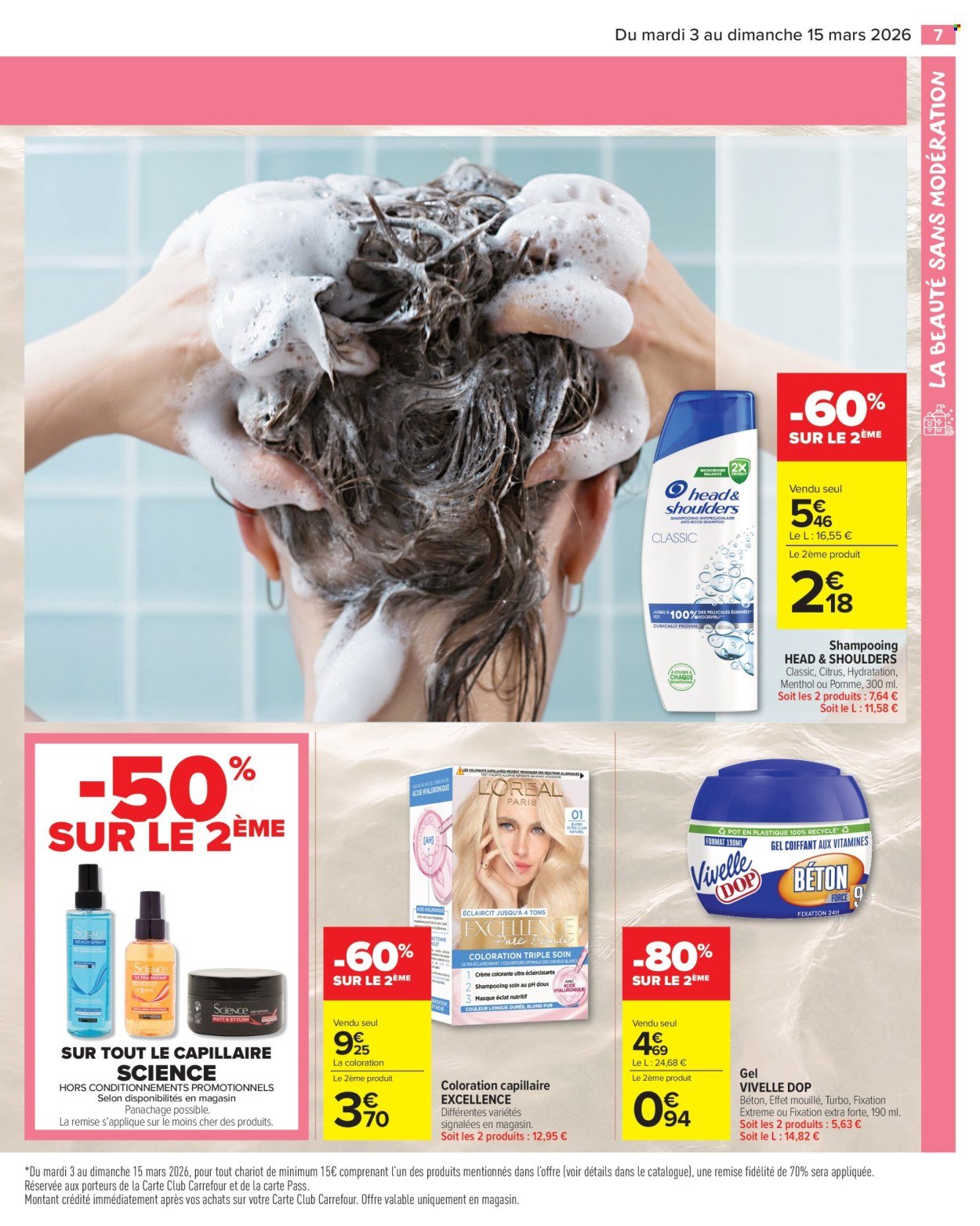 Catalogue CARREFOUR MARKET - LE MOIS VIP BEAUTÉ ET HYGIÈNE (2026-03-03 - 2026-03-15)
