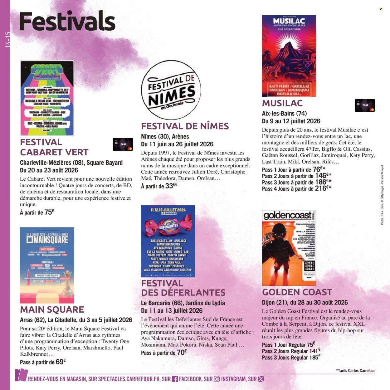 Catalogue CARREFOUR - LE BOOK DES SORTIES