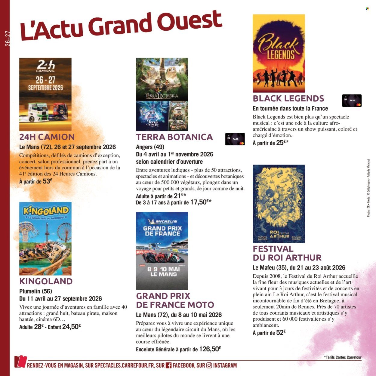 Catalogue CARREFOUR - LE BOOK DES SORTIES