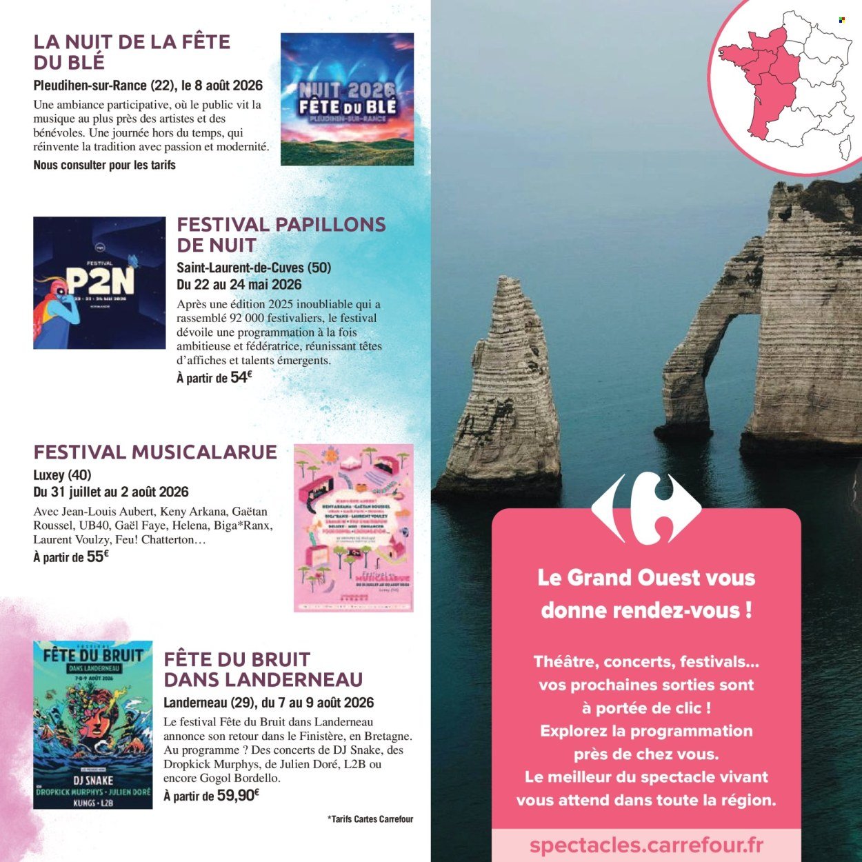 Catalogue CARREFOUR - LE BOOK DES SORTIES (2026-04-03 - 2026-09-30)