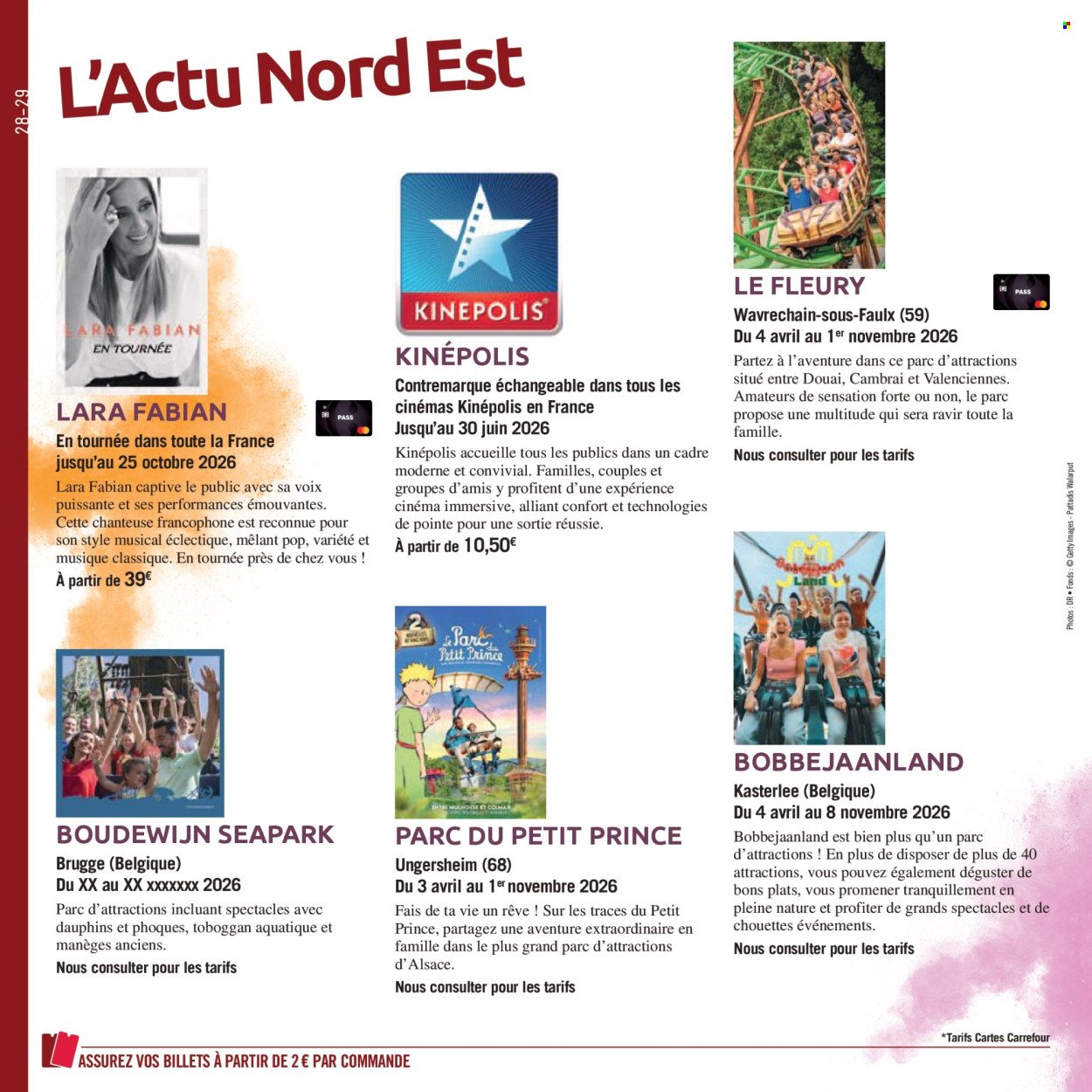 Catalogue CARREFOUR - LE BOOK DES SORTIES (2026-04-03 - 2026-09-30)