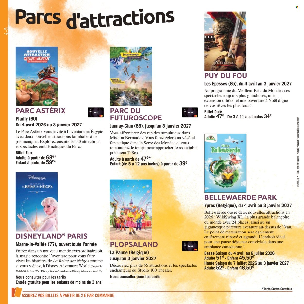 Catalogue CARREFOUR - LE BOOK DES SORTIES (2026-04-03 - 2026-09-30)