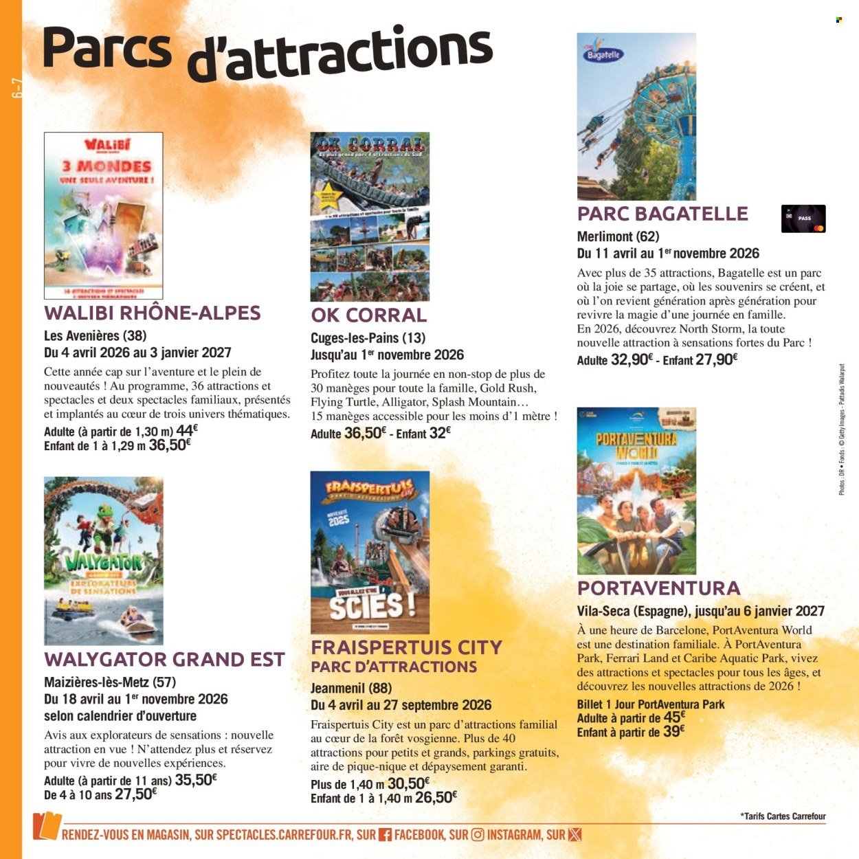 Catalogue CARREFOUR - LE BOOK DES SORTIES (2026-04-03 - 2026-09-30)
