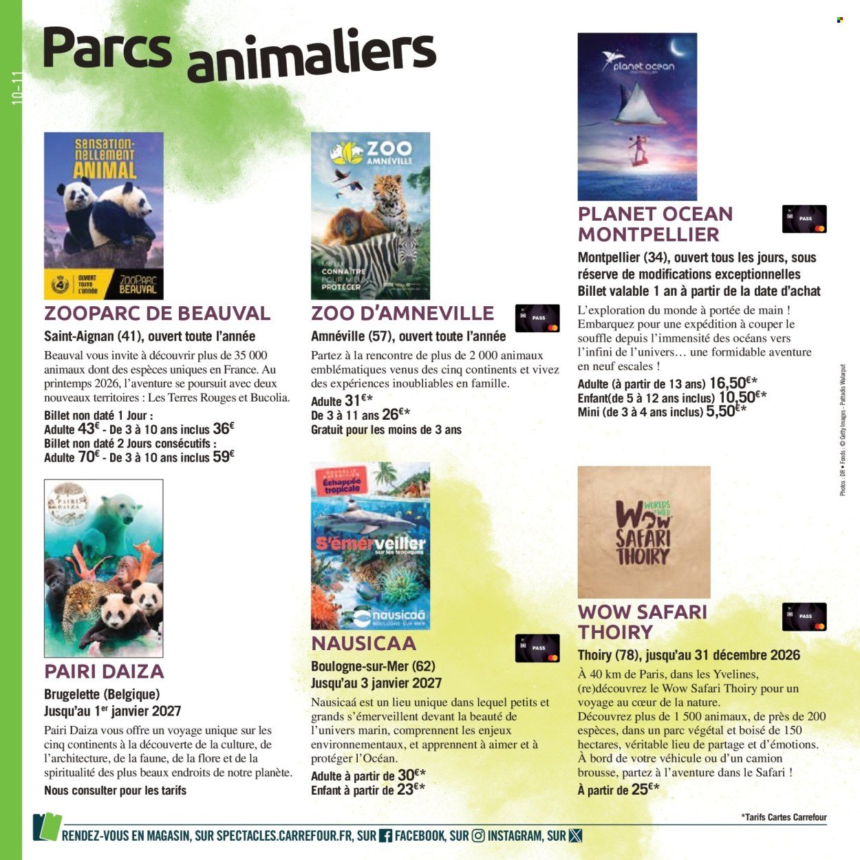 Catalogue CARREFOUR - LE BOOK DES SORTIES (2026-04-03 - 2026-09-30)