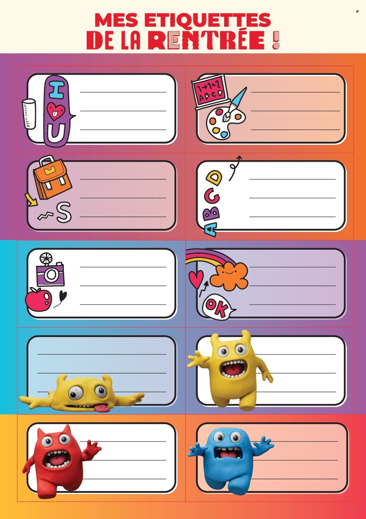 Catalogue AUCHAN - Cartables, rentrée