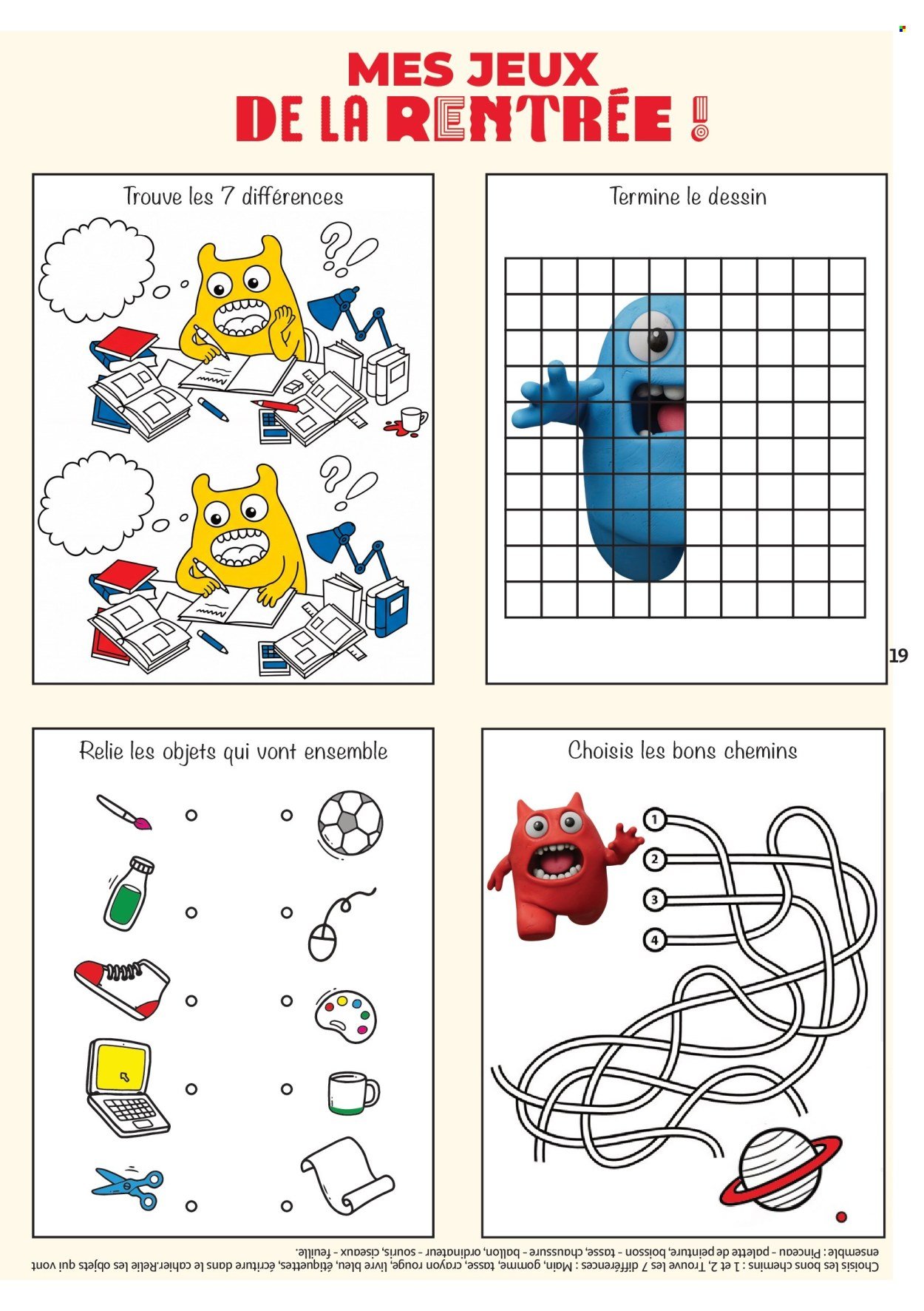 Catalogue AUCHAN - Cartables, rentrée