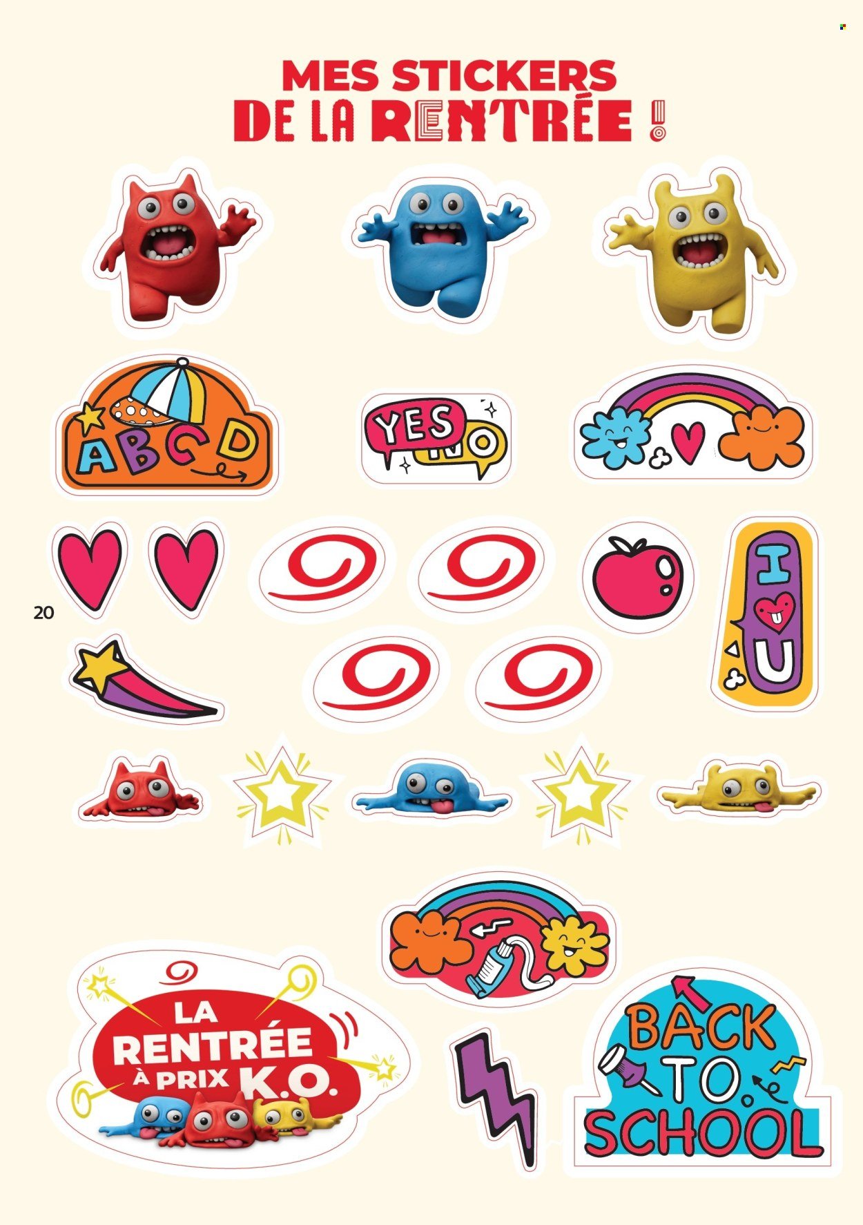 Catalogue AUCHAN - Cartables, rentrée