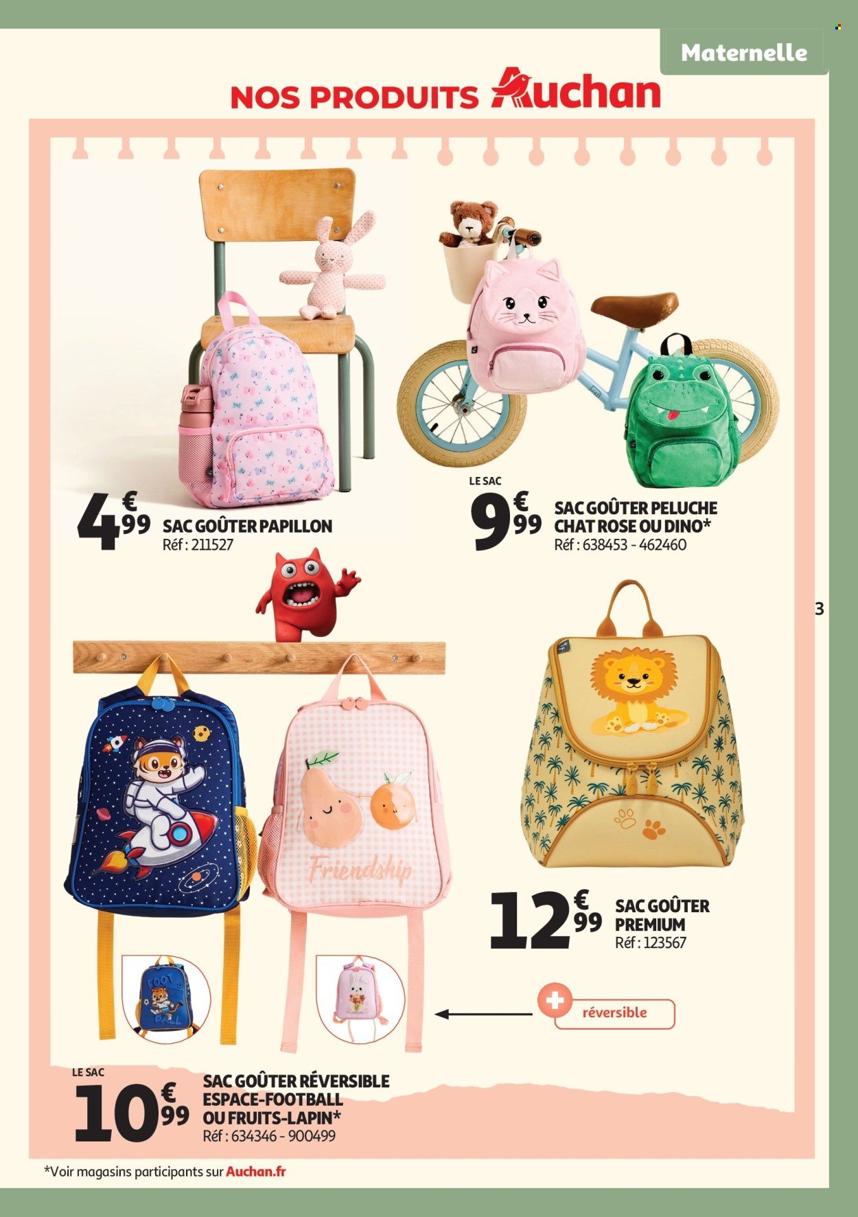 Catalogue AUCHAN - Cartables, rentrée