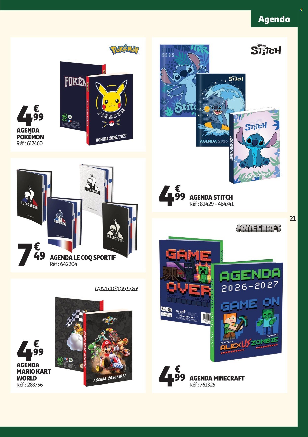 Catalogue AUCHAN - Cartables, rentrée