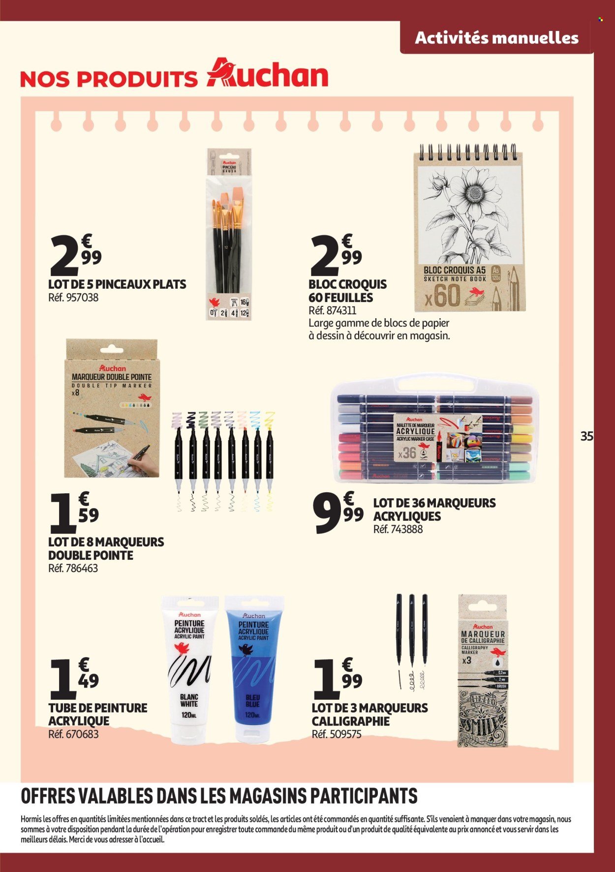 Catalogue AUCHAN - Cartables, rentrée