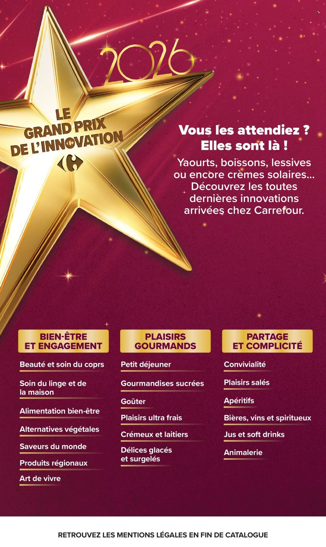 Catalogue CARREFOUR - LE GRAND PRIX DE L'INNOVATION