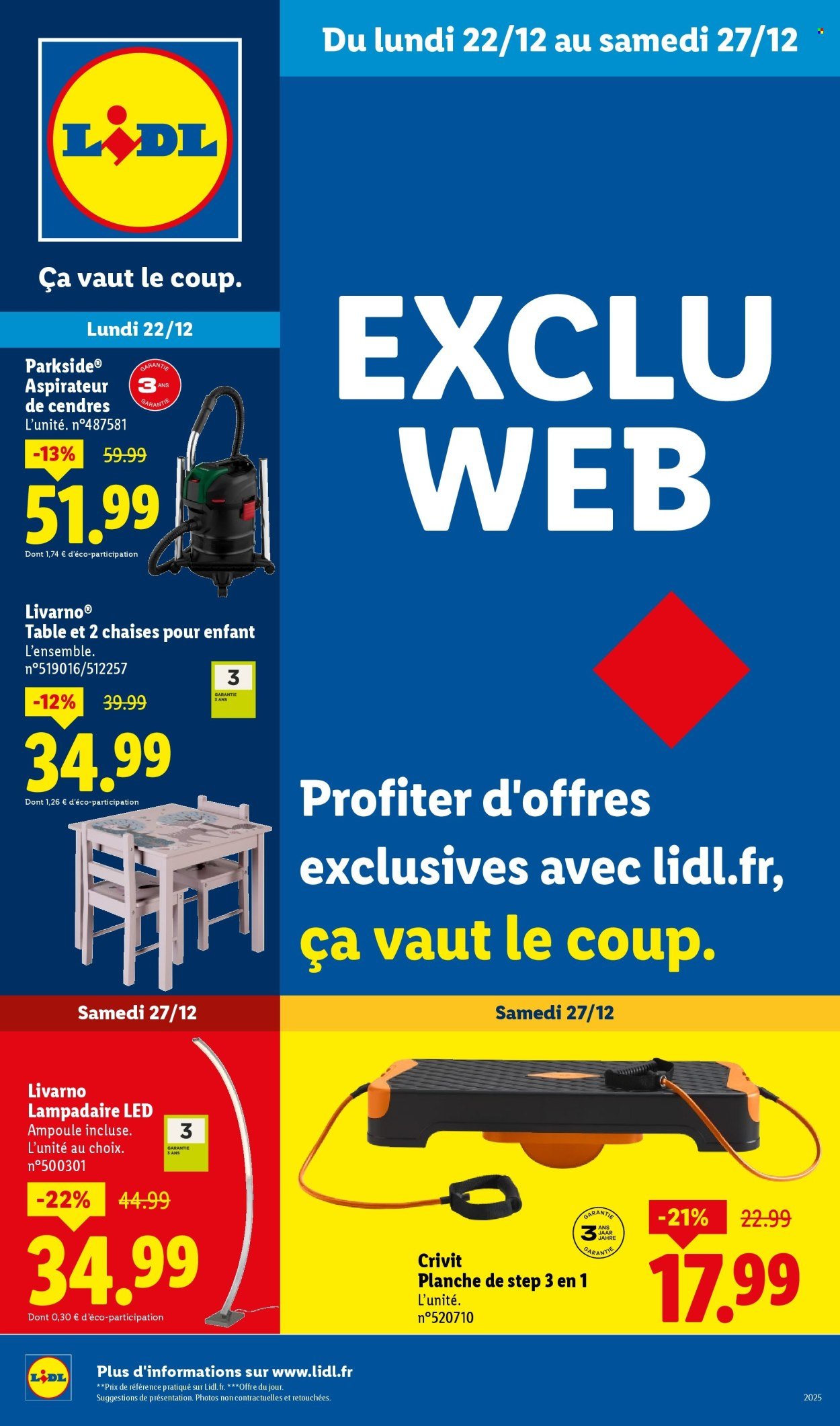 Catalogue LIDL - Les bonnes affaires Exclu Web