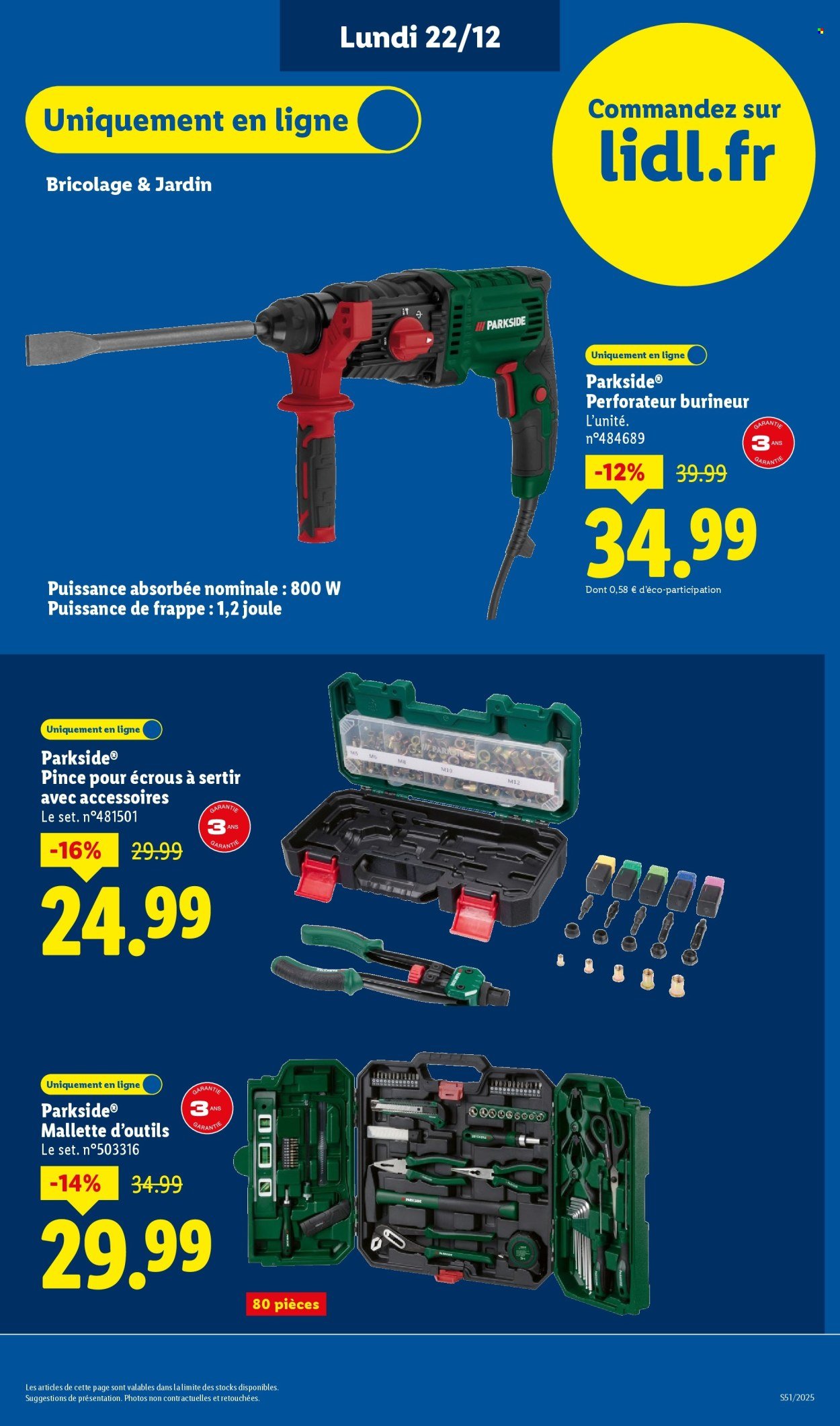 Catalogue LIDL - Les bonnes affaires Exclu Web (2025-12-22 - 2025-12-27)