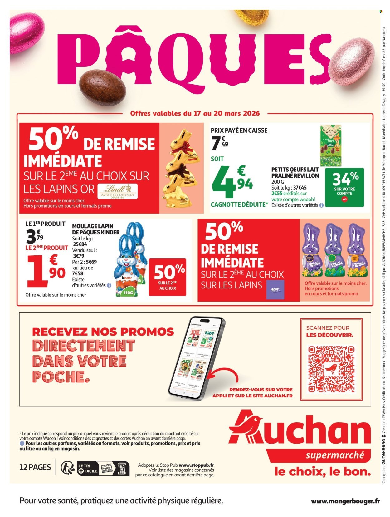 Catalogue AUCHAN - Pâques, le frais, le bon