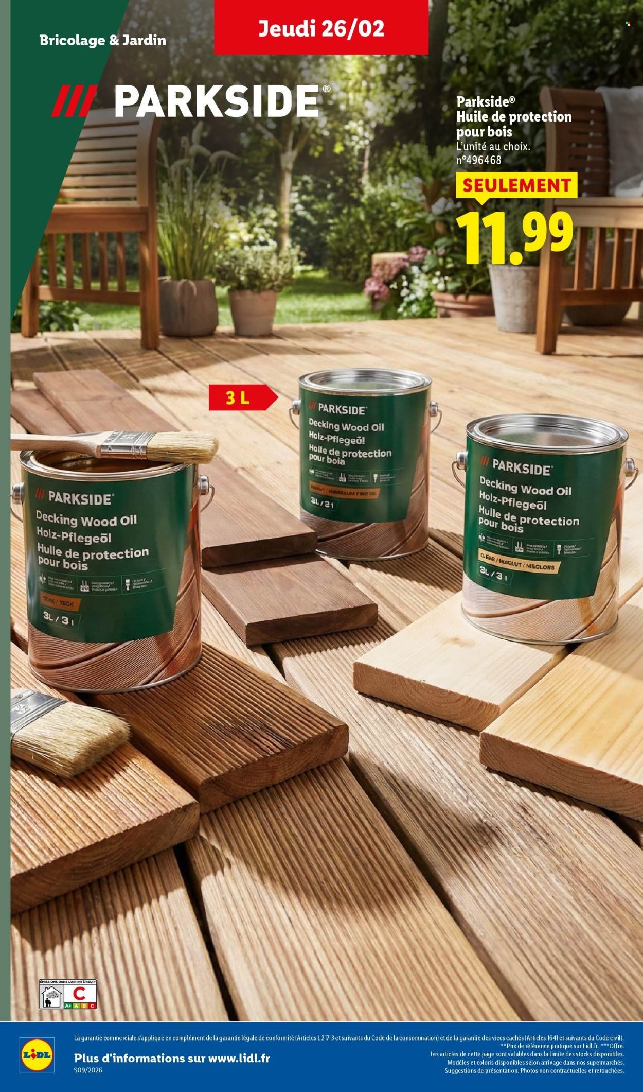 Catalogue LIDL - Les bonnes affaires de la semaine (2026-02-23 - 2026-02-26)