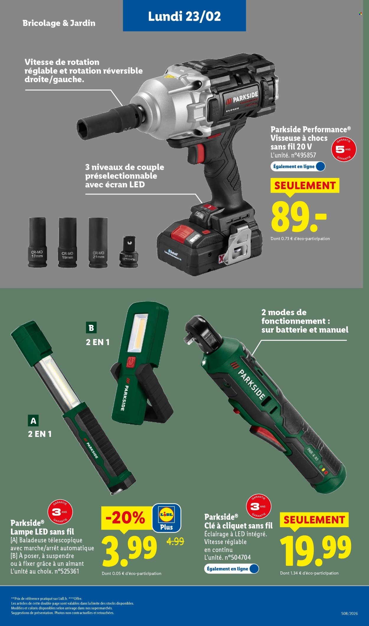 Catalogue LIDL - Les bonnes affaires de la semaine